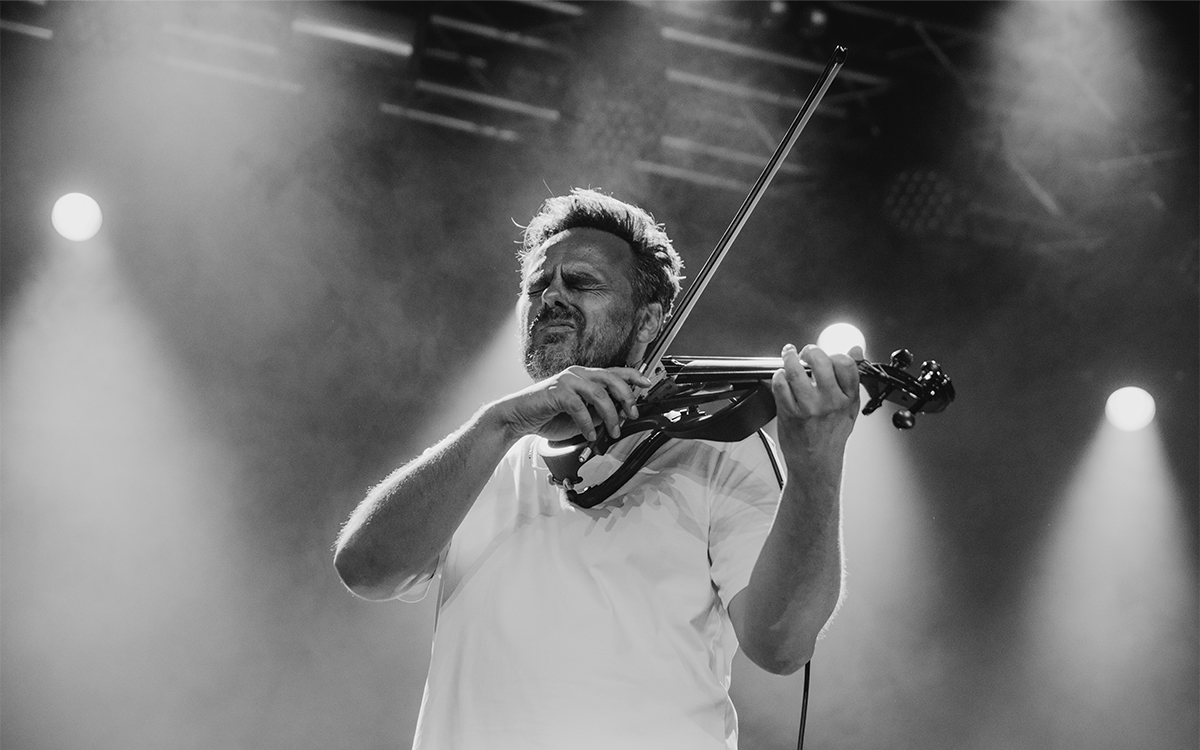 Tamil Rogeon at 170 Russell as part of the 2021 Melbourne International Jazz Festival (photograph by Will Hamilton-Coates)